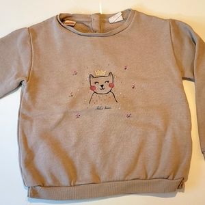 Zara sz 4-5 toddler sweatshirt